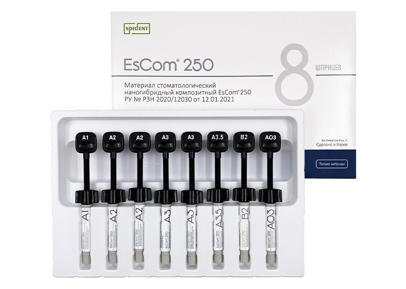 EsCom 250 Kit - 8 (Большой) — Набор материалов стоматологических пломбировочных, фото №1