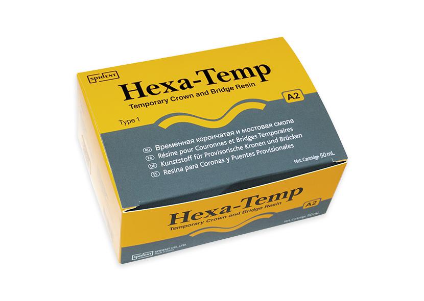 Hexa-Temp — Самоотверждаемый материал для временных коронок и мостов в безопасных картриджах, фото №2